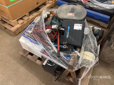 Quantity of Miscellaneous Batteries and Battery Tools Divers