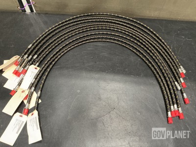(9) Mid-State Aerospace 191001-4CR-0450 Non-Metallic Hose Assemblies