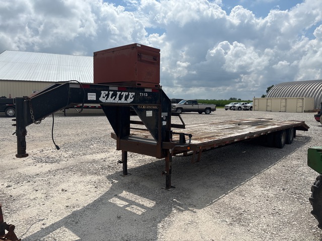 2012 Elite 35 ft T/A Gooseneck Equipment Trailer