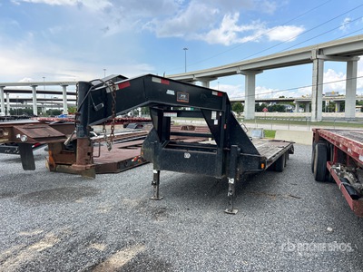 2018 Novae Corp. ST102205LPDO2A-GN-225 25 ft T/A Gooseneck Plant Trailer