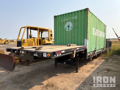2013 Fontaine FTTW-5-7042F 48 ft T/A Spread Axle Plateforme Surbaissée