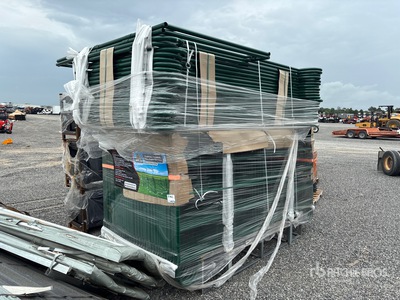 Quantity of (56) 2026 SELA CP56 9 ft 8 in x 5 ft Powder Coated Corral Panneau pour bétail (Unused)