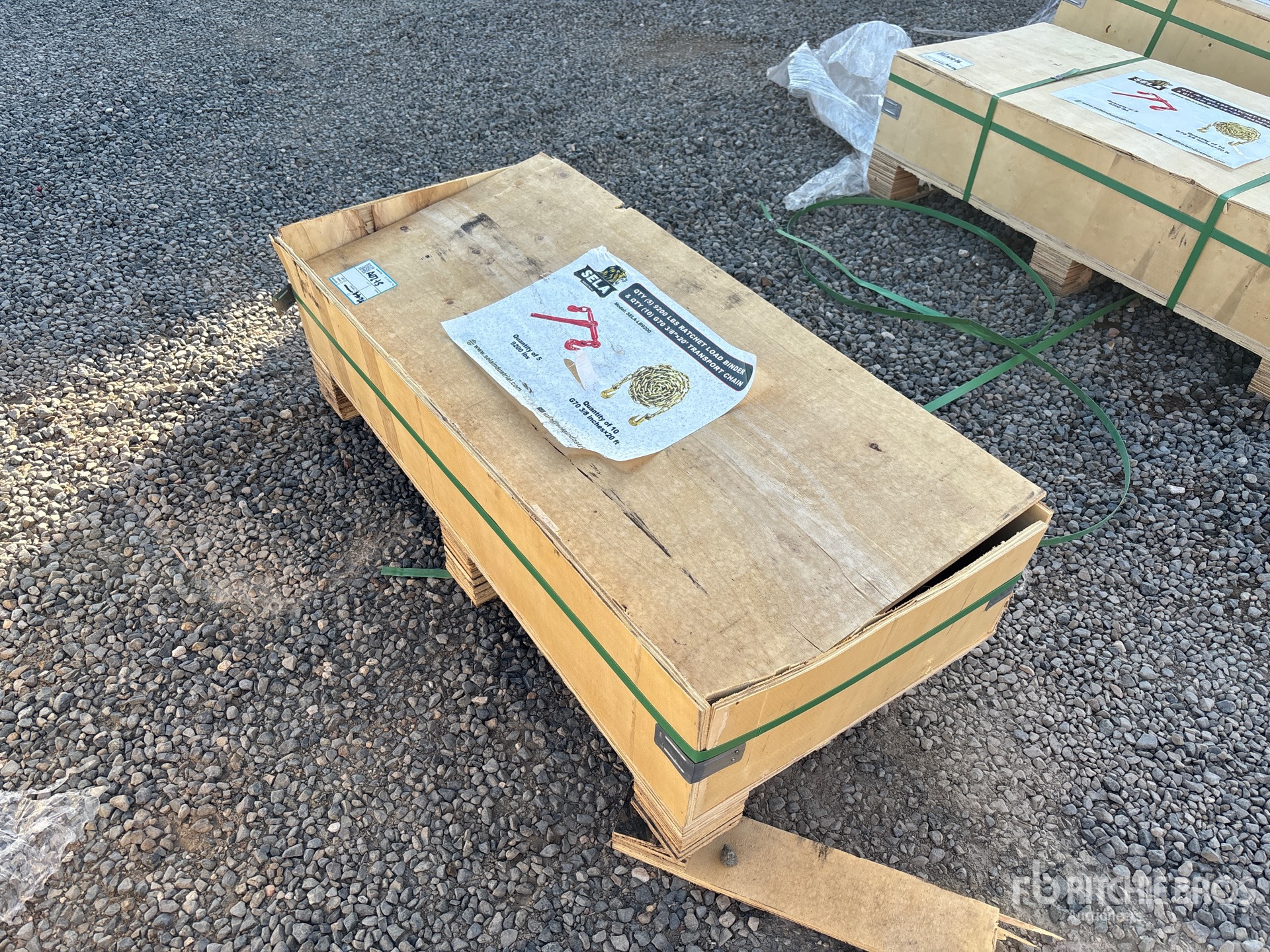 Quantity of 2026 SELA LB9200 Ratchet Binders & Transport Chains (Unused)