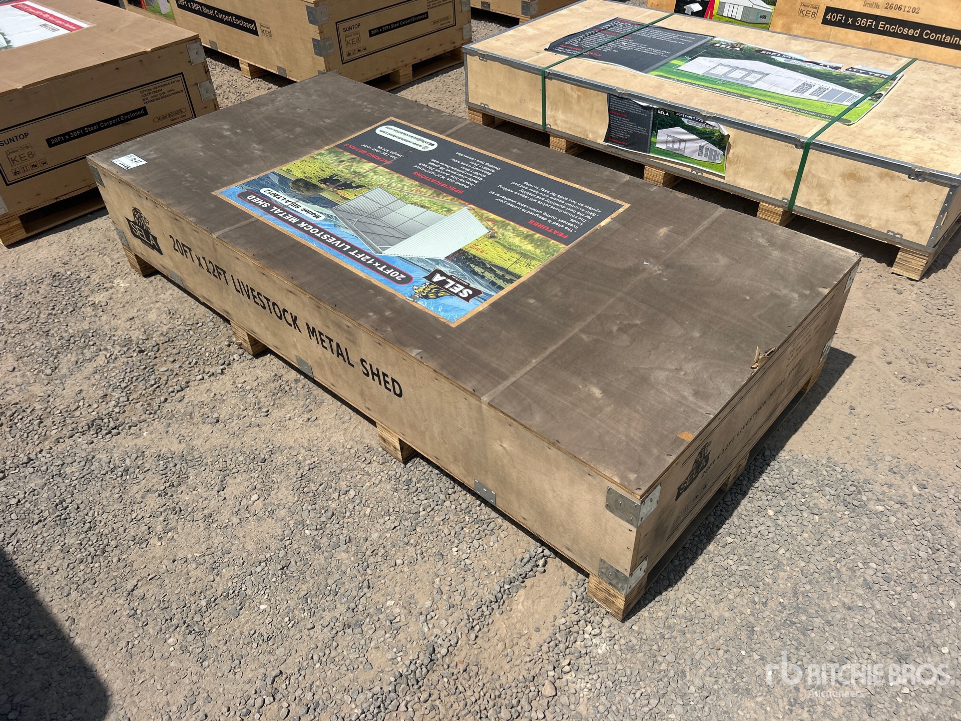 2026 SELA LT2012 20 ft x 12 ft Livestock Shelter (Unused)