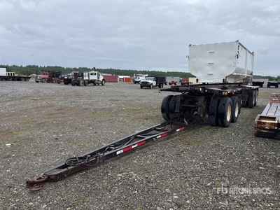 1990 Knight Trailer T/A Sliding overzet aanhangwagen