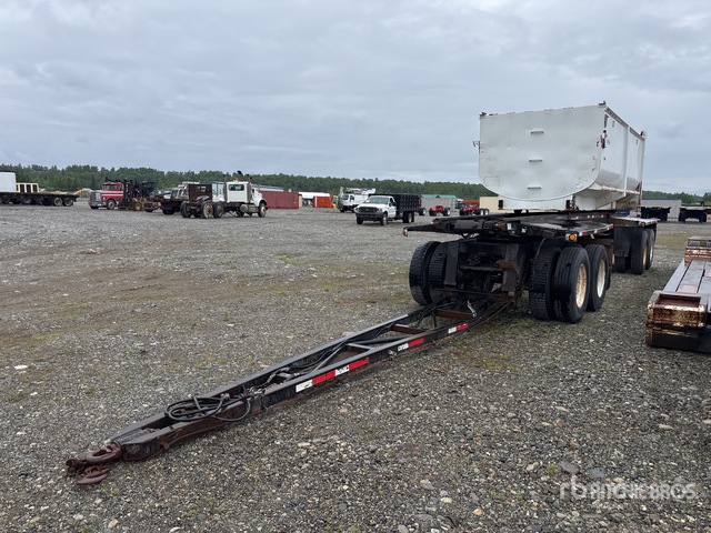 1990 Knight Trailer KG286 T/A Sliding Transfer Trailer