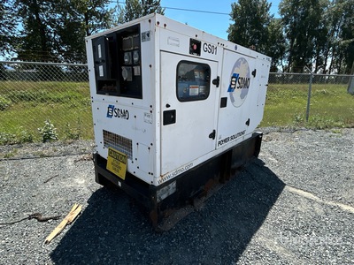 2012 Sdmo R120UC 58 kW Skid-Mounted Generator Set