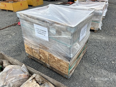 Quantity of (53) 8 in PVC Stargrip Series 4000C2