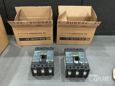 (7) Square D FAL36100 Circuit Breakers