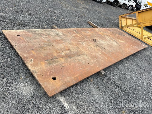 6 ft 7 in x 19 ft 8 in (1 in Thick) Steel Plates