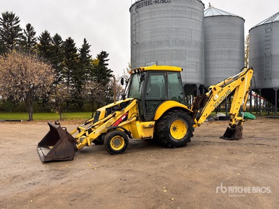 New Holland LB75B を見 Backhoe Loader