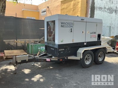 2017 Wacker Neuson MGT3.1S 80 kW Mobile 126kVA Trailer Mounted Multivoltage 60Hz, Cummins Engine Groupe électrogène