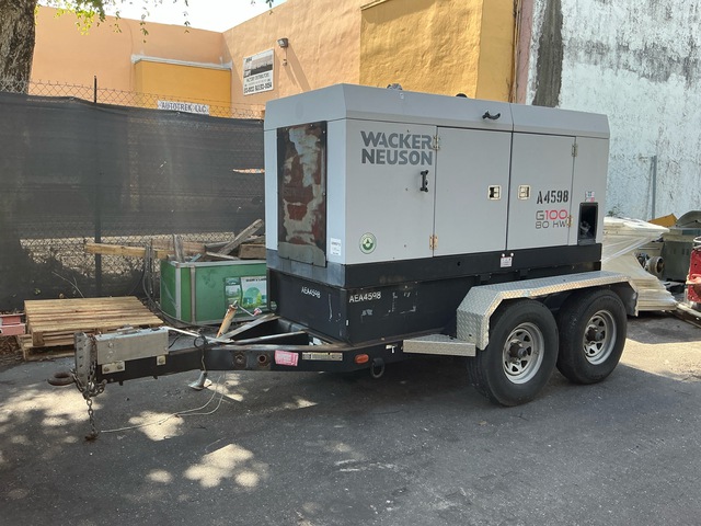 2017 (unverified) Wacker Neuson G100 80 kW Mobile Generator Set 2017 (unverified) Wacker Neuson G100 80 kW Mobile Generator Set