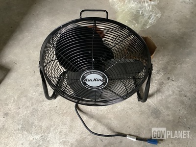 (8) Air King 18" Floor/Table Air Circulating Fans