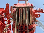 Crane Superstructure with Sheaves