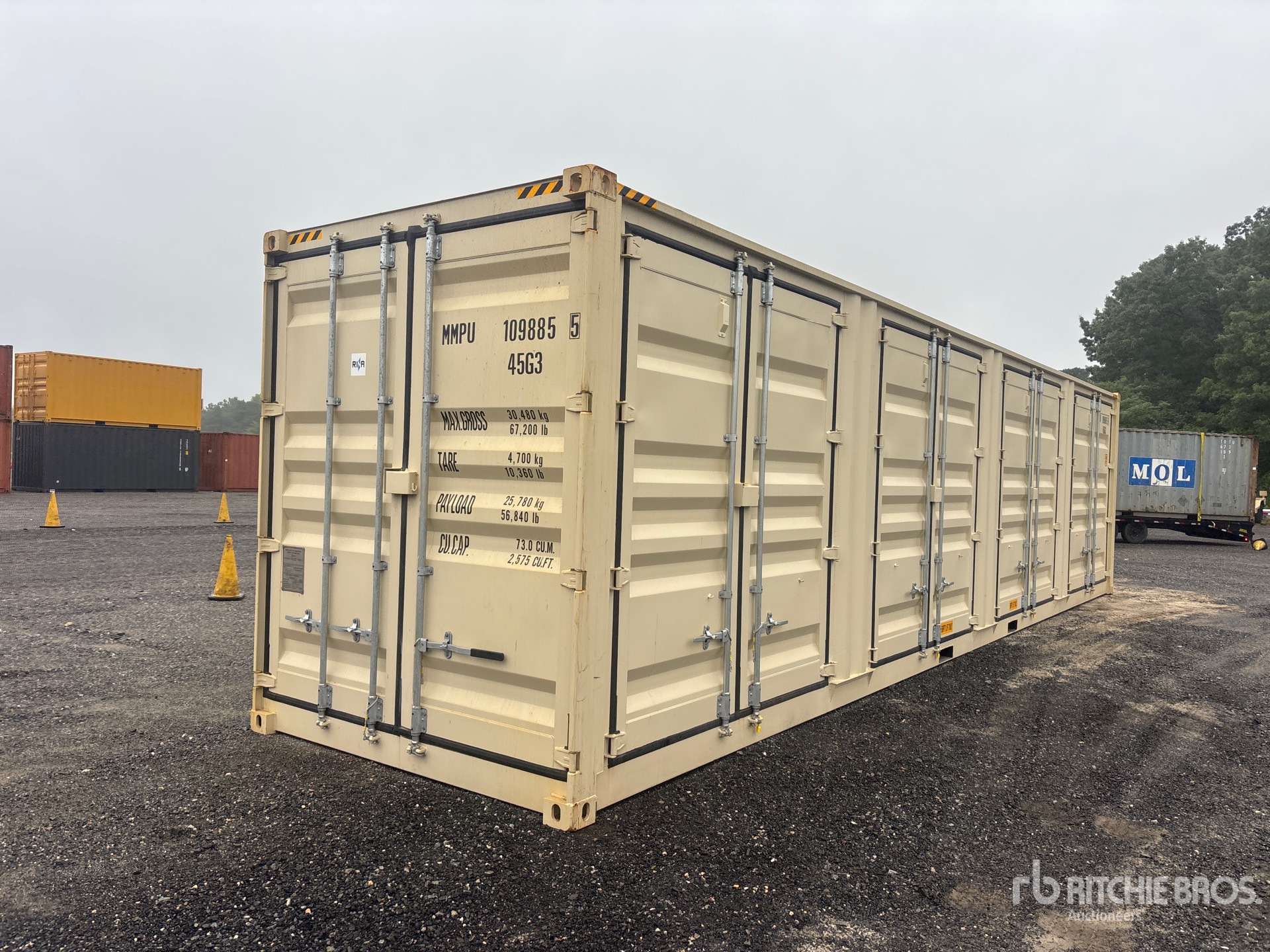 2026 40 ft High Cube Multi-Door 40HCOS Storage Container (Unused)