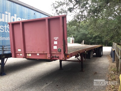 2003 Great Dane 60000 lb 45 ft T/A Flatbed Trailer