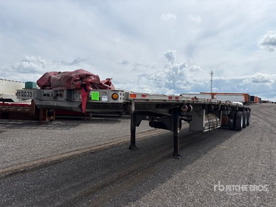 2015 Manac 53 ft Quad/A Flatbed Trailer