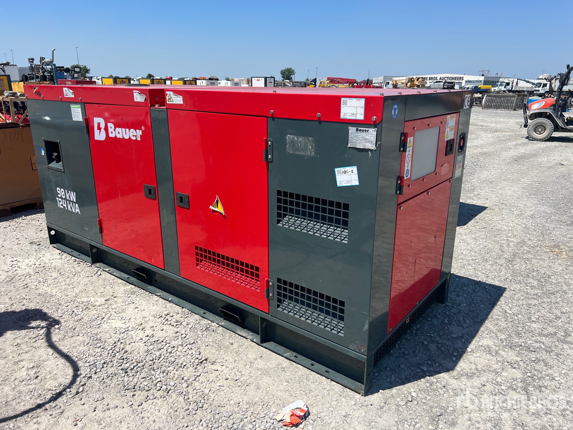 2024 Bauer GE FS 90 112 kVA Generator Set