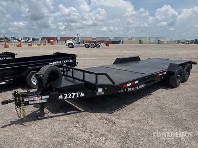 2026 Industrias America 227T 22 ft T/A Tilt Deck Trailer (Unused)