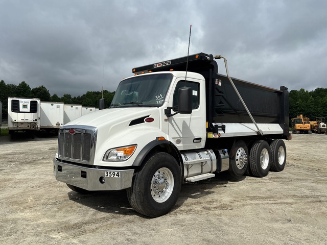 2024 Peterbilt 548 6x4 Tri/A Dump Truck