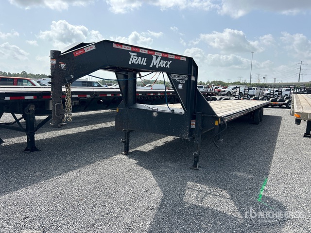 2025 Trail Maxx SD210S-40 40 ft T/A Gooseneck Flatbed Trailer