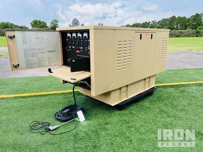 2012 25KW Diesel Generator w/ Power Distribution Cords ملحقات البناء المتنوعة
