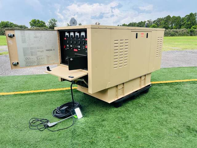 25kW Diesel Generator w/ Power Distribution Cords