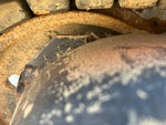 Undercarriage with Usure du rouleau tendeur avant