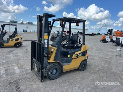 2018 Cat GP18N 3000 lb Pneumatic Tire Forklift