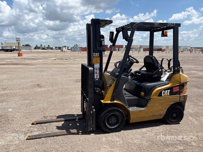 2018 Cat GP18N 3500 lbs Pneumatic Tire Forklift