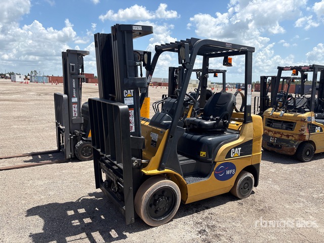 2018 Cat C5000 5000 lbs Cushion Tire Forklift