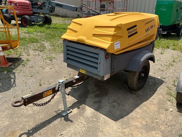 2007 Atlas Copco XAS 185 JD 185 cfm Mobile Air Compressor