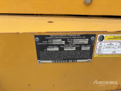 2018 Vermeer BC1800 Tow-Behind Wood Chipper