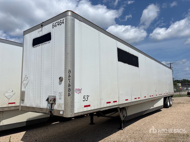2017 Wabash DVCVHPC 53 ft x 102 in T/A Van Trailer