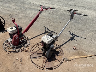 Quantity of (2) Power Trowel