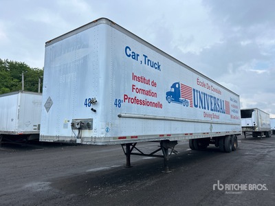 2006 Wabash 48 ft x 102 in T/A Van Trailer