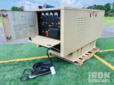 2012 25KW Diesel Generator w/ Power Distribution Cords ملحقات البناء المتنوعة