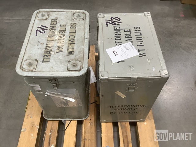 (2) Hallicrafters 001-904097 Variable Transformers