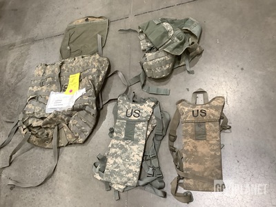 (22) Large Field Pack Rucksacks, (86) Fighting Load Carriers & Assorted Items