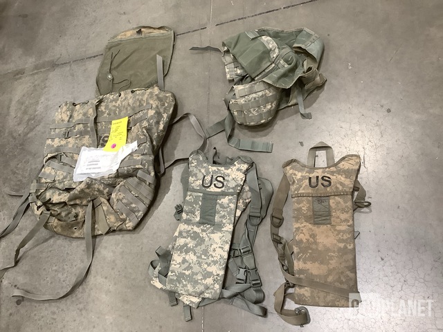 (22) Large Field Pack Rucksacks, (86) Fighting Load Carriers & Assorted Items