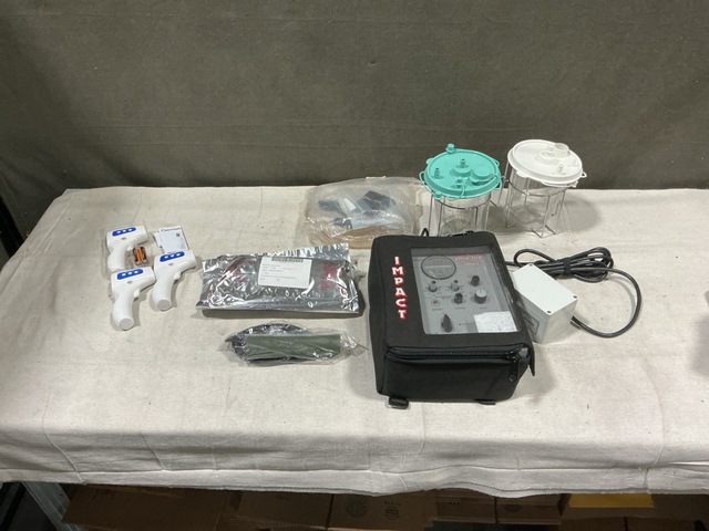 (1) Aspirator, (2) Instrument Lights, (21) Thermometers & Assorted Items