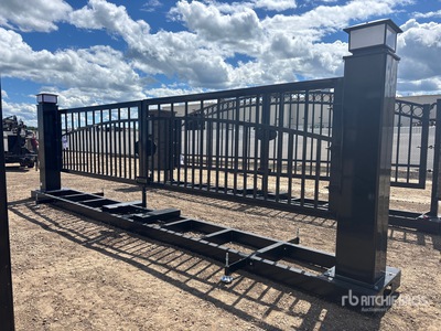 Bulldog Industries 24 ft x 6 ft Bi-Parting Driveway Gate (Unused)