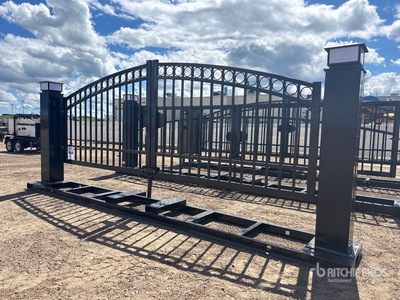 Bulldog Industries 20 ft x 7 ft Bi-Parting Driveway Gate (Unused)