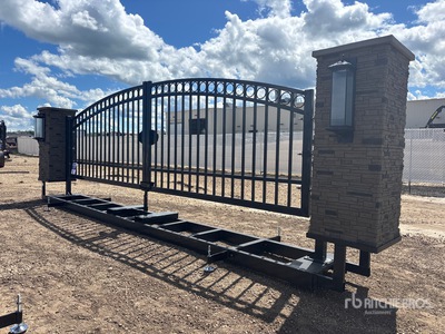 Bulldog Industries 24 ft x 7 ft Bi-Parting Driveway Gate (Unused)