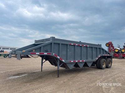 1976 Arnes 18 ft T/A Belly Dump Trailer