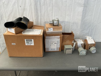 (1) Power Transformer, (1) Ammeter, (1) Pressure Gauge & Assorted Items