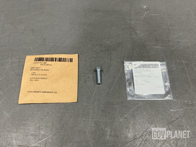 (1,678) Hexagon Head Cap Screws, (59) Packing Retainers & Assorted Items