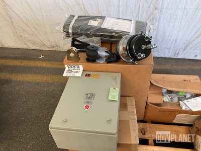 (73) Brackets, (16) Mounts, (1) Motor Starter & Assorted Items