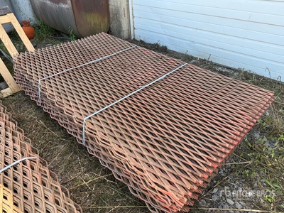 Lot of (40) Sheets Heavy Expanded Metal